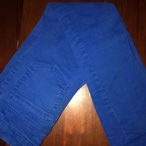 Blue girls pant colored jeans